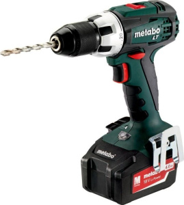Дрель-шуруповёрт аккумуляторная Metabo BS 18 LT 602102500 в кейсе с 2 аккумуляторами 18 V/4.0 Ah и ЗУ