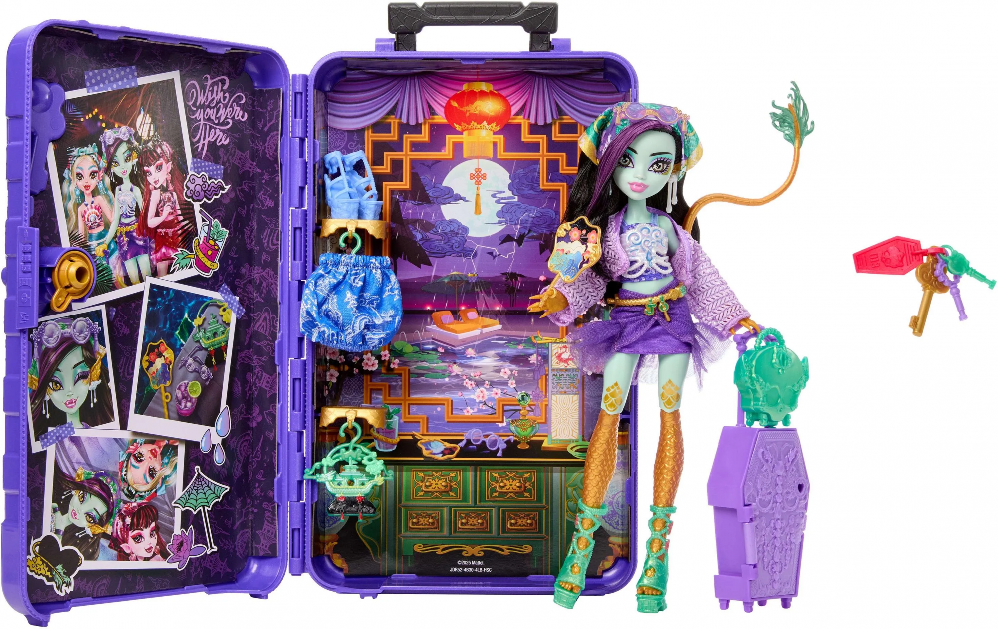Кукла Mattel Monster High - Scarecrows Series 7 Vacation Jinafire Long Doll JDR52