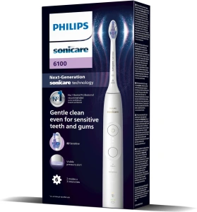Электрическая зубная щетка Philips Sonicare 6100 HX7400/01, белый