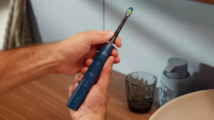 Электрическая зубная щётка Philips Sonicare 5500 HX7113/01, темно-синий