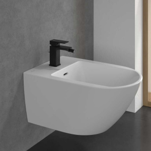 Смеситель для биде Villeroy & Boch Subway 3.0 AquaSmart матовый черный