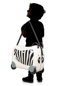 Детский чемодан-каталка Samsonite Dream Rider S 51см, Zebra Zeno CK8-05001