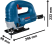 Лобзик Bosch GST 8000 E Professional 060158H000