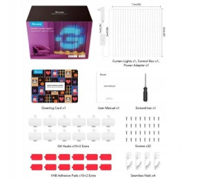 Умная светодиодная штора Govee WiFi RGB Smart LED, 520 светодиодов