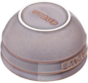 Набор из 4 круглых чаш Staub 14 см Античный серый 40508-148-0