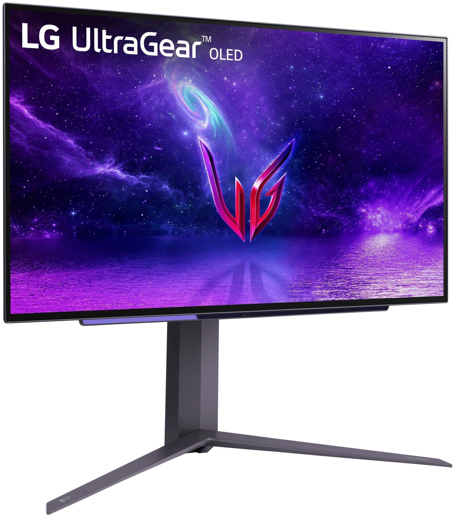 26.5" Монитор LG 27GR95QE, 2560x1440, 240 Гц, OLED, Фиолетовый серый