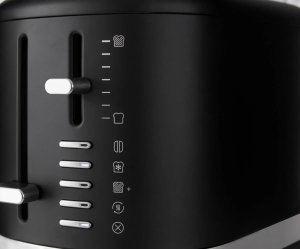 Тостер KitchenAid 5KMT2109EBK, 2 ломтика, чугунный