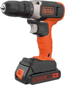 Аккумуляторная дрель-шуруповерт Black+Decker BCD001C1KA-QW