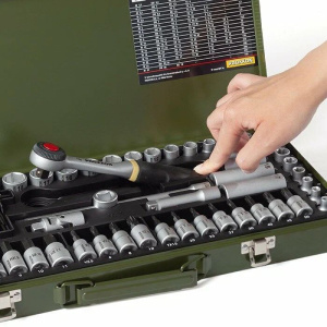 Компактный набор с трещоткой 3/8", 65 поз. 23112 Proxxon