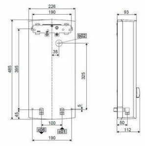 Проточный электрический водонагреватель Stiebel Eltron PHB 13, белый