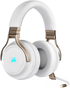 Беспроводная игровая гарнитура Corsair Gaming Virtuoso RGB Wireless Pearl (‎‎CA-9011224-EU)