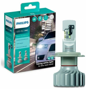 Комплект из 2 автомобильных ламп Philips Ultinon Pro5000 LED-HL H4 5800K 11342U50CWX2