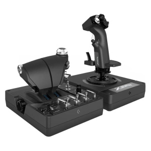 Комплект Logitech G Saitek X56 H.O.T.A.S, черный (945-000059)