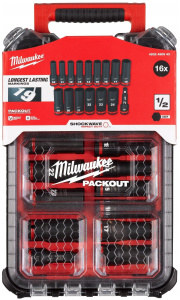 Набор головок ударных Milwaukee SHW 1/2 PACKOUT 4932480943