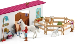 Игровой набор Schleich Horse Club Конная арена для лошадей с аксессуарами (42639)