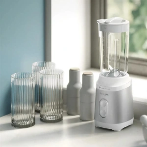 Блендер Philips Series 3000 Mini HR2510/90, серебристый