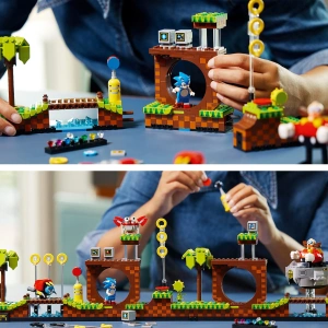 Конструктор LEGO Ideas 21331 Sonic the Hedgehog — Зона Зелёного Холма