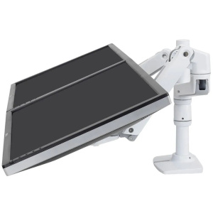 Ergotron LX Dual Stacking Arm Ergotron 45-492-216 (белый) крепление для двух мониторов