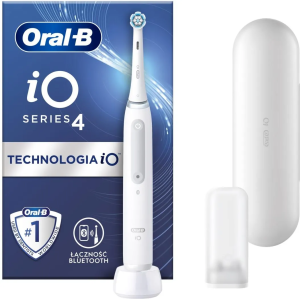Электрическая зубная щётка Oral-B iO Series 4 White, с зарядной станцией