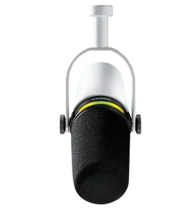 Микрофон Shure MV7+, белый