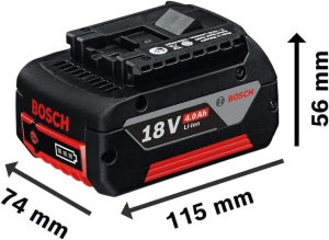 Набор 6 аккумуляторов + кейс Bosch 6xGBA 18V 4.0Ah + L-BOXX 136 Professional 1600A02A2S