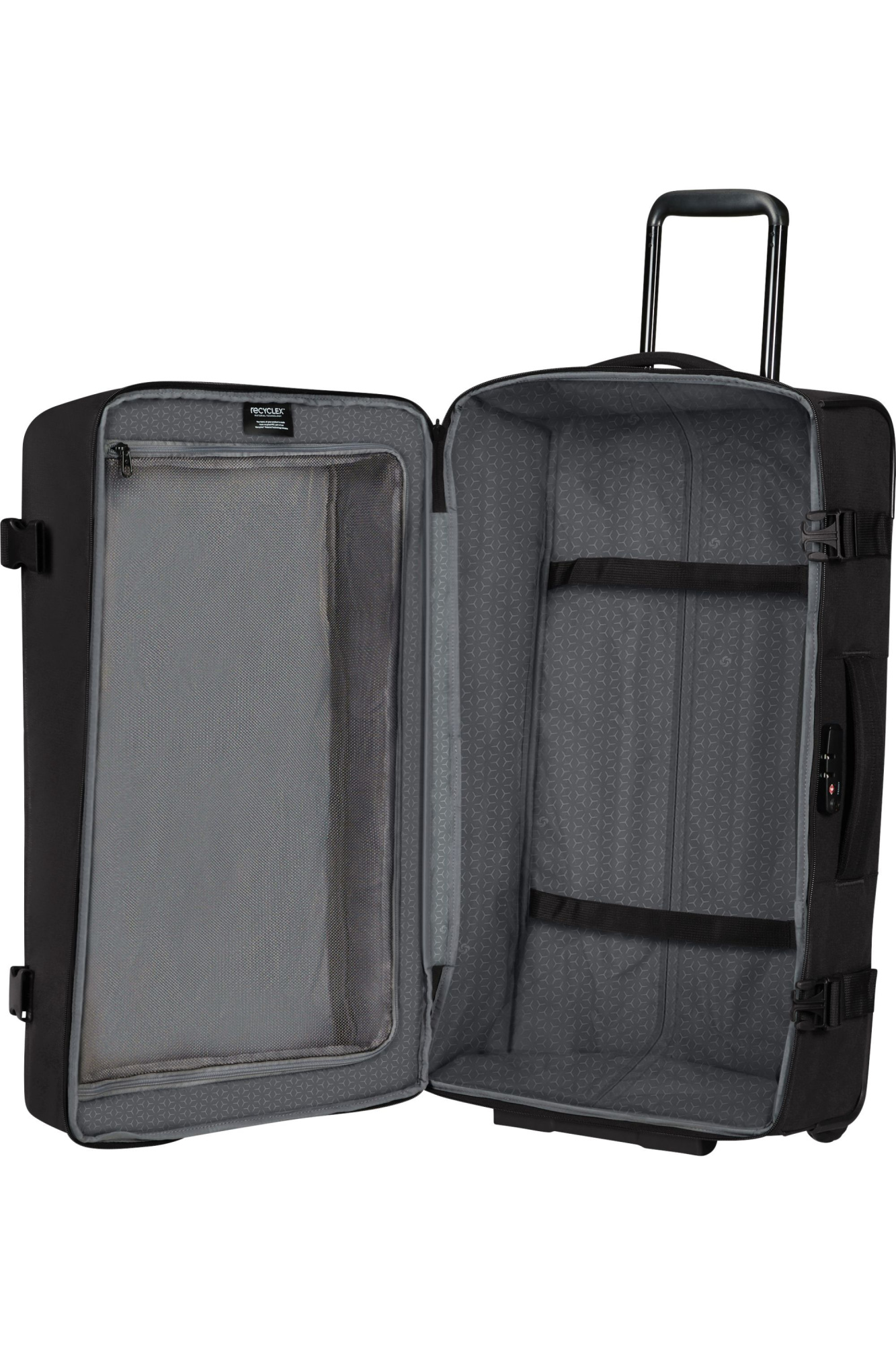 Сумка-тележка Samsonite Roader, 81 л, 41х30х68 см, черный