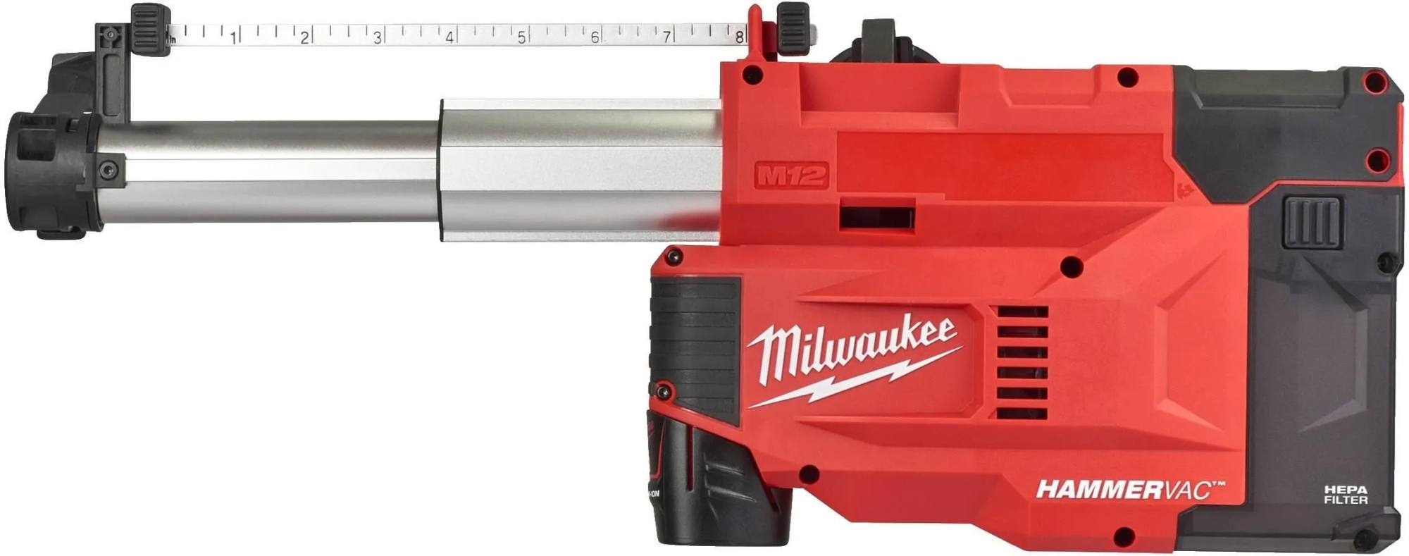 Система пылеудаления Milwaukee M12 UDEL-201B, 4933471461, с АКБ 2,0 А·ч и ЗУ