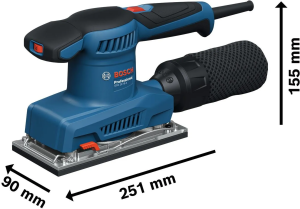 Вибрационная шлифовальная машина Bosch GSS 20-18 A Professional 0601070101