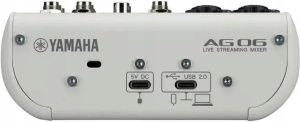 Аналоговый микшер с USB-аудиоинтерфейсом Yamaha AG06MK2 White