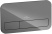 Клавишасмыва Villeroy & Boch ViConnect 200G серое глянцевое стекло 922400RA