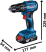 Набор ударный гайковерт + дрель Bosch GDX 18V-285 + GSR 185-LI Professional 06019N2124