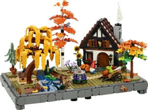 Конструктор LEGO Icons 10372 Осенний сад с хижиной