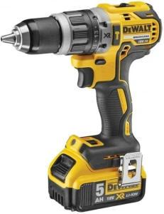 Аккумуляторная ударная дрель-шуруповерт DeWALT DCD796P1 с АКБ и ЗУ