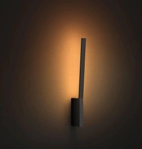 Умный настенный светильник Philips Hue Liane white and color ambience Bluetooth 929003053101, черный