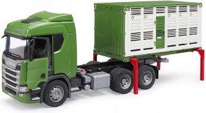 Грузовик Bruder 03548 Scania Super 560R для перевозки животных