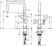 Смеситель для кухни Hansgrohe Talis M54, с клапаном 72807000, хром
