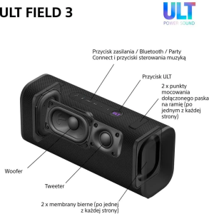 Портативная колонка Sony ULT Field 3 Czarny SRS-ULT30B