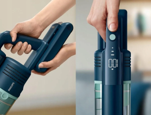 Вертикальный беспроводной пылесос Philips Series 5000 XC5142/01, синий