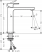 Смеситель для раковины Hansgrohe Vernis Shape 71591670, матовый черный