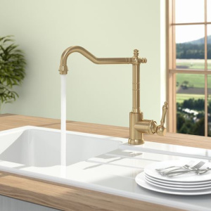 Смеситель для кухни Villeroy & Boch Avia 2.0 матовое золото 92400003