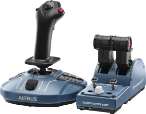 Комплект Thrustmaster TCA Officer Pack Airbus Edition, синий