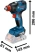 Аккумуляторный ударный гайковерт-винтоверт Bosch GDX 18V-200 06019J2205