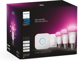 Комплект умных ламп Philips Hue White and Color Ambiance E27 Starter Kit 1100LM Bluetooth 929002468804