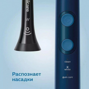 Звуковая зубная щетка Philips Sonicare ProtectiveClean 5100 HX6851/34, белый и мятный/темно-синий