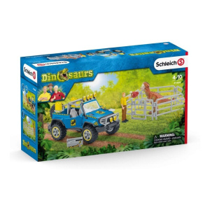 Набор Schleich Внедорожник с Дино-форпостом 41464