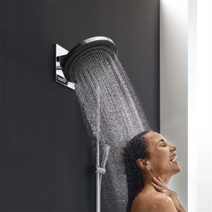 Подключение для верхнего душа настенное Hansgrohe Pulsify 260, хром 24149000