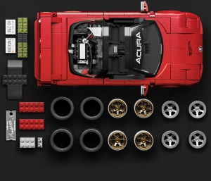 Hot Wheels Elite Series 90 Acura NSX, набор блоков Mattel Brick Shop (JFW70 / JFT17)