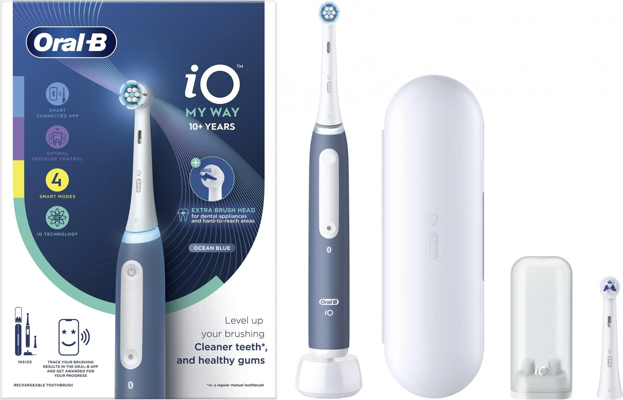 Электрическая зубная щётка Oral-B iO My Way Antracyt, с зарядной станцией