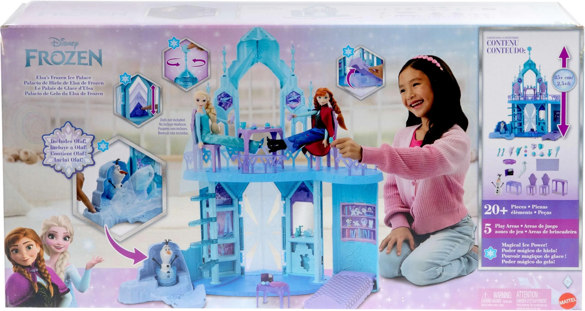 Набор кукольного домика Mattel: Волшебный дворец Эльзы