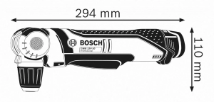 Угловая дрель-шуруповёрт Bosch GWB 12V-10 Professional 0601390905